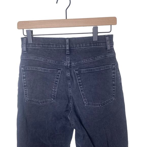 EVERLANE The Cheeky Jean Tumbled Black size 26x 28.5” - Picture 11 of 16